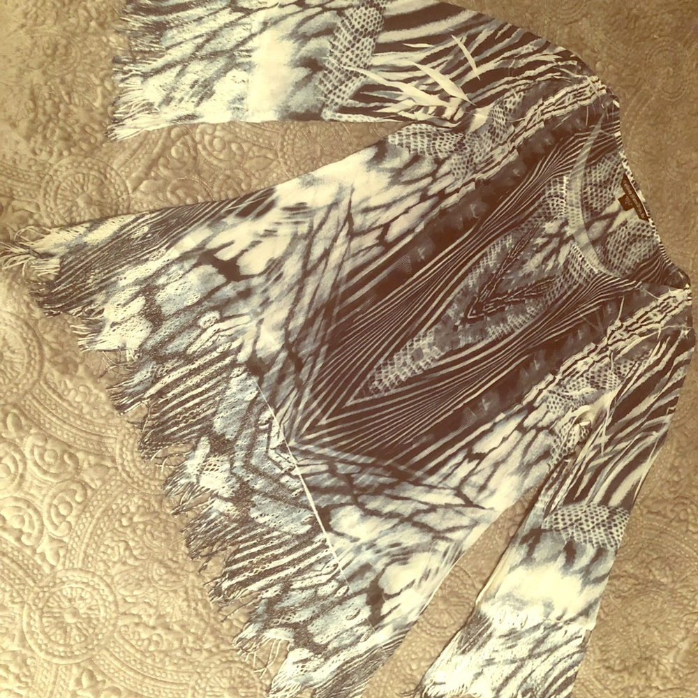 Distressed blouse